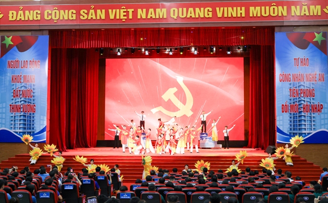 Nghệ An ph&aacute;t động Th&aacute;ng C&ocirc;ng nh&acirc;n v&agrave; Th&aacute;ng h&agrave;nh động về an to&agrave;n, vệ sinh lao động năm 2026.