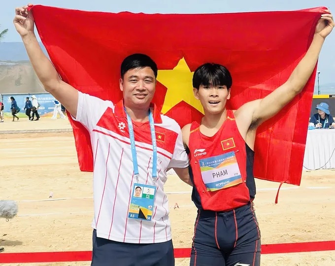 Điền kinh Việt Nam giành HCV thứ hai tại Đại hội Thể thao bãi biển châu Á 2026