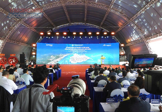 Qang cảnh buổi lễ khởi c&ocirc;ng.