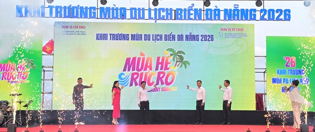 M&ugrave;a du lịch biển Đ&agrave; Nẵng 2026 ch&iacute;nh thức khởi động với nhiều hoạt động trải nghiệm hấp dẫn.