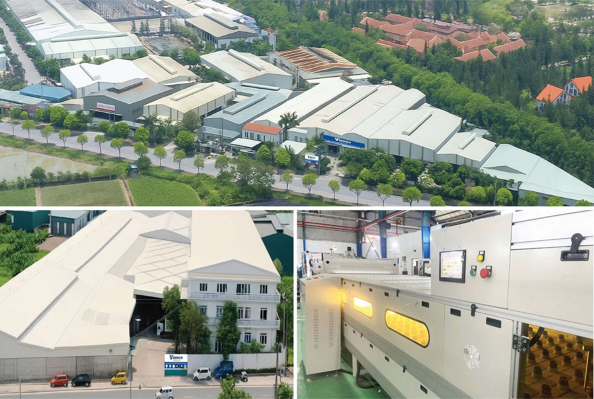 Nh&agrave; m&aacute;y sản xuất đ&egrave;n LED Vianco