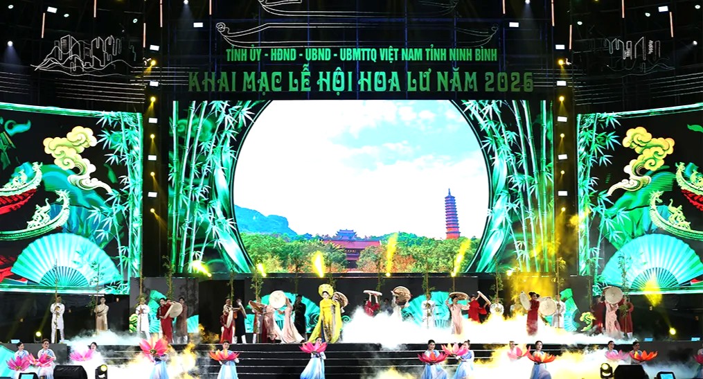 Ninh Bình khai mạc Lễ hội Hoa Lư năm 2026: Phát huy di sản, kiến tạo tương lai