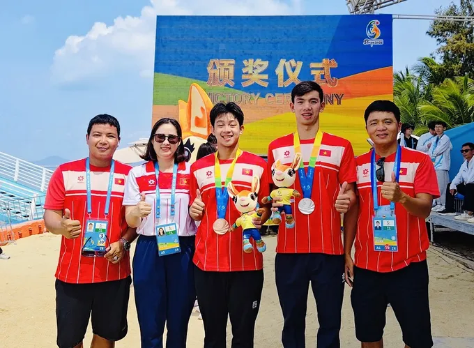 Thể thao Việt Nam giành 2 HCV, tạm đứng top đầu tại Đại hội Thể thao bãi biển châu Á