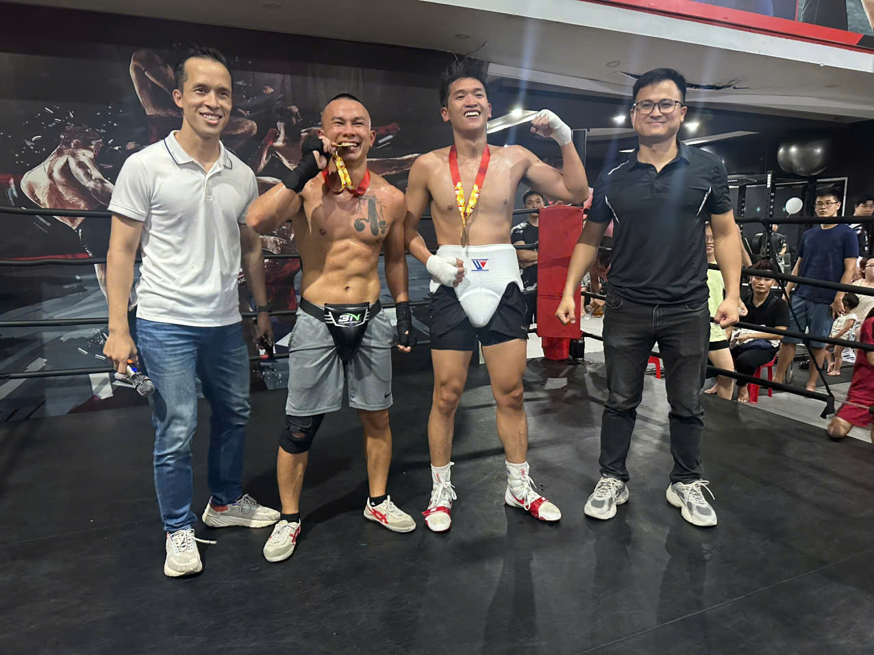 Anh Tuấn, một trong những học vi&ecirc;n lớn tuổi đến từ Nam Định