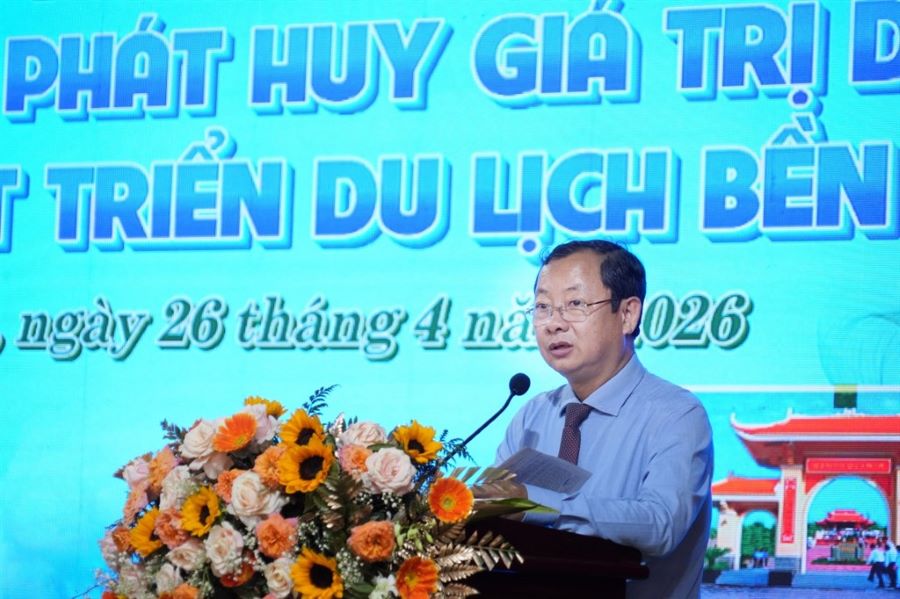 Gi&aacute;m đốc Sở Văn h&oacute;a, Thể thao v&agrave; Du lịch Nguyễn Quốc Thanh cho biết, c&aacute;c &yacute; kiến tại hội thảo đ&atilde; g&oacute;p phần l&agrave;m r&otilde; hướng đi từ &ldquo;bảo tồn&rdquo; sang &ldquo;ph&aacute;t huy&rdquo; gi&aacute; trị di sản gắn với sinh kế cộng đồng v&agrave; ph&aacute;t triển bền vững