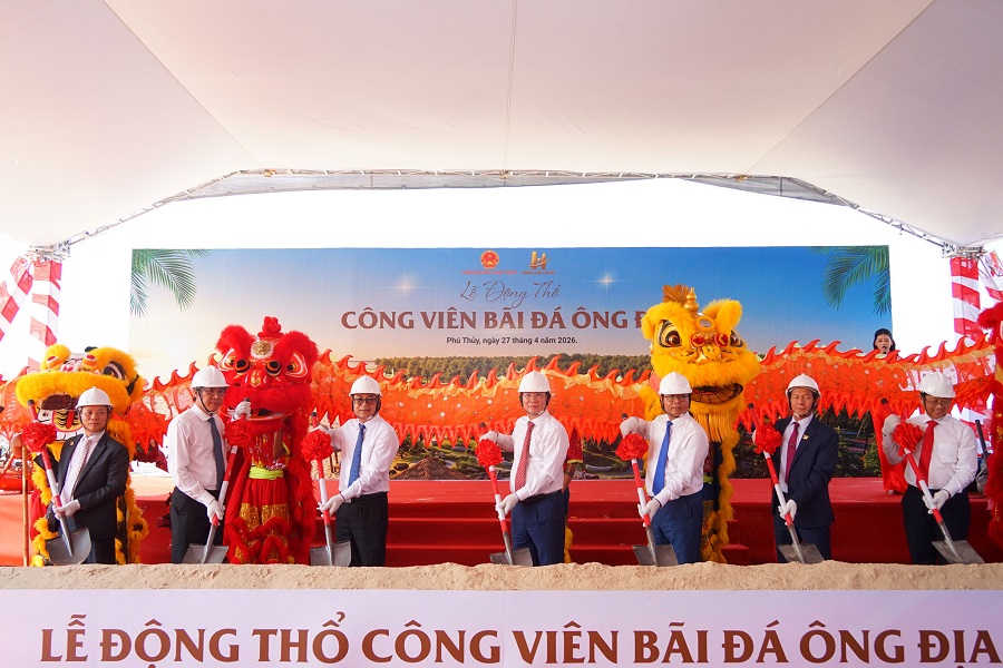 Lâm Đồng: Khởi công Công viên Bãi đá Ông Địa, tạo điểm nhấn cảnh quan ven biển