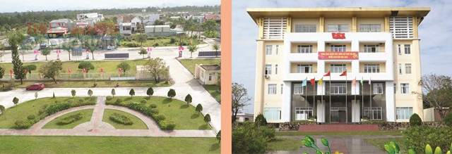 Ảnh: Trung t&acirc;m h&agrave;nh ch&iacute;nh phường Quảng Ph&uacute;.