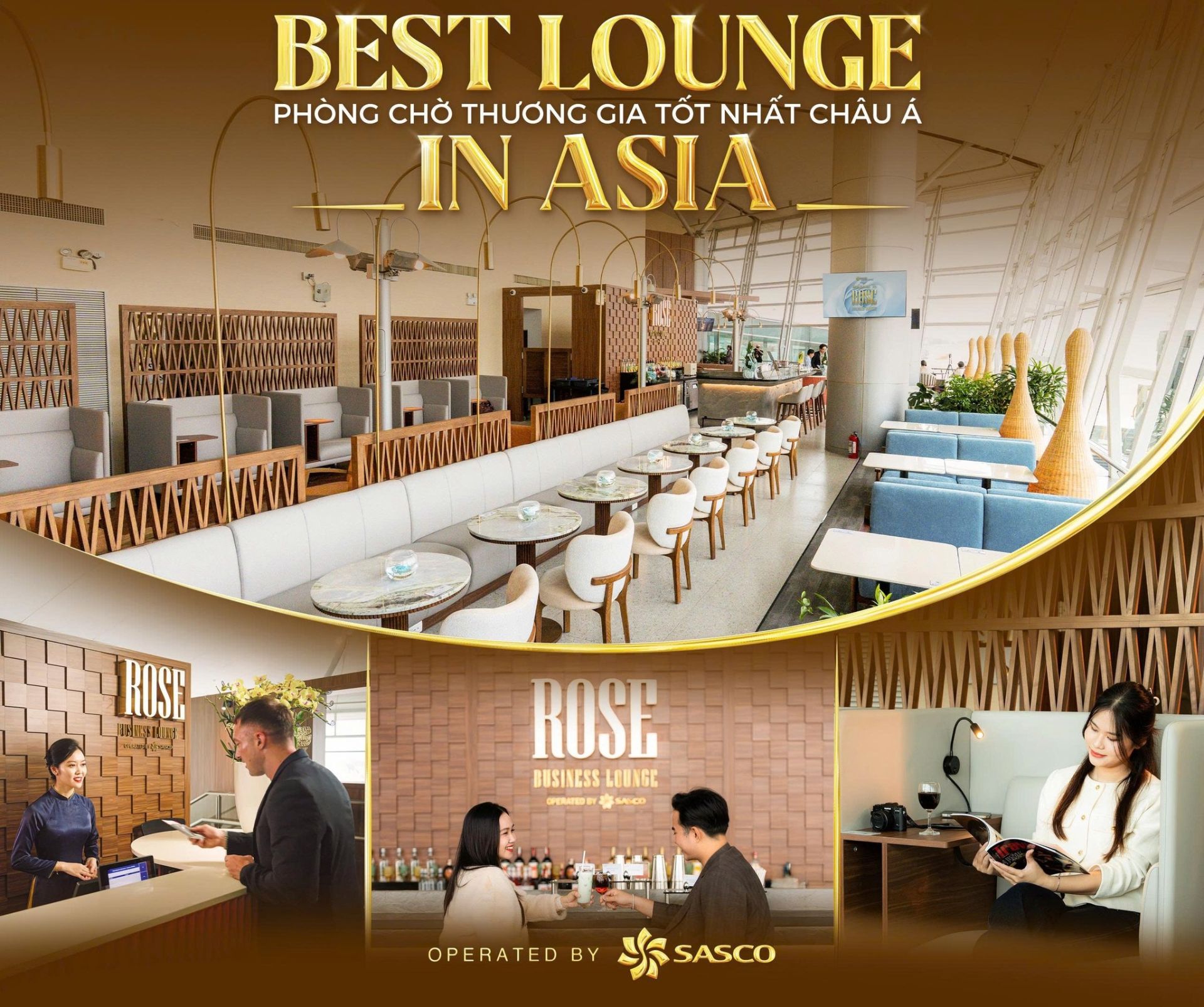 Rose Business Lounge xuất sắc chiến thắng giải Best Lounge in Asia, thuộc khu&ocirc;n khổ giải thưởng Pax International Readership 2026