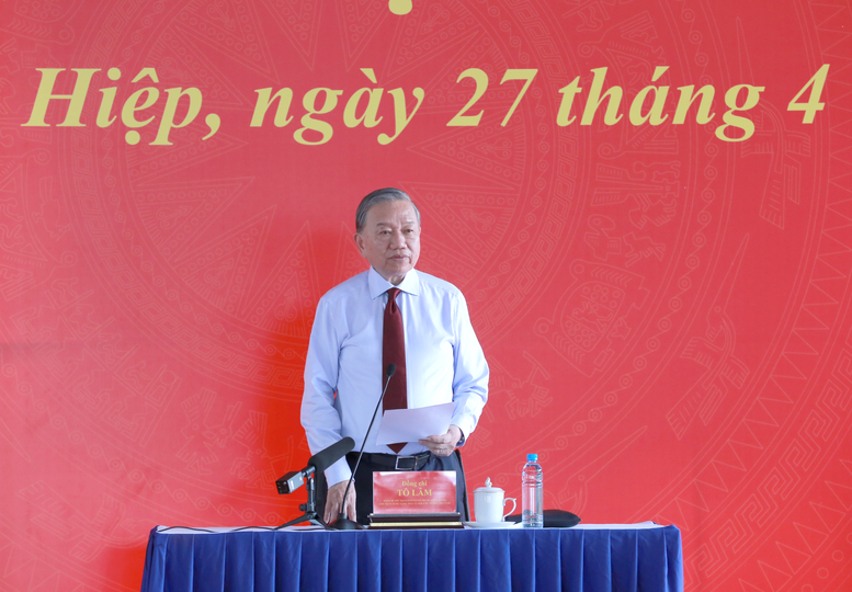 Toàn văn bài nói chuyện của Tổng Bí thư, Chủ tịch nước Tô Lâm với công nhân, người lao động Thành phố Hồ Chí Minh