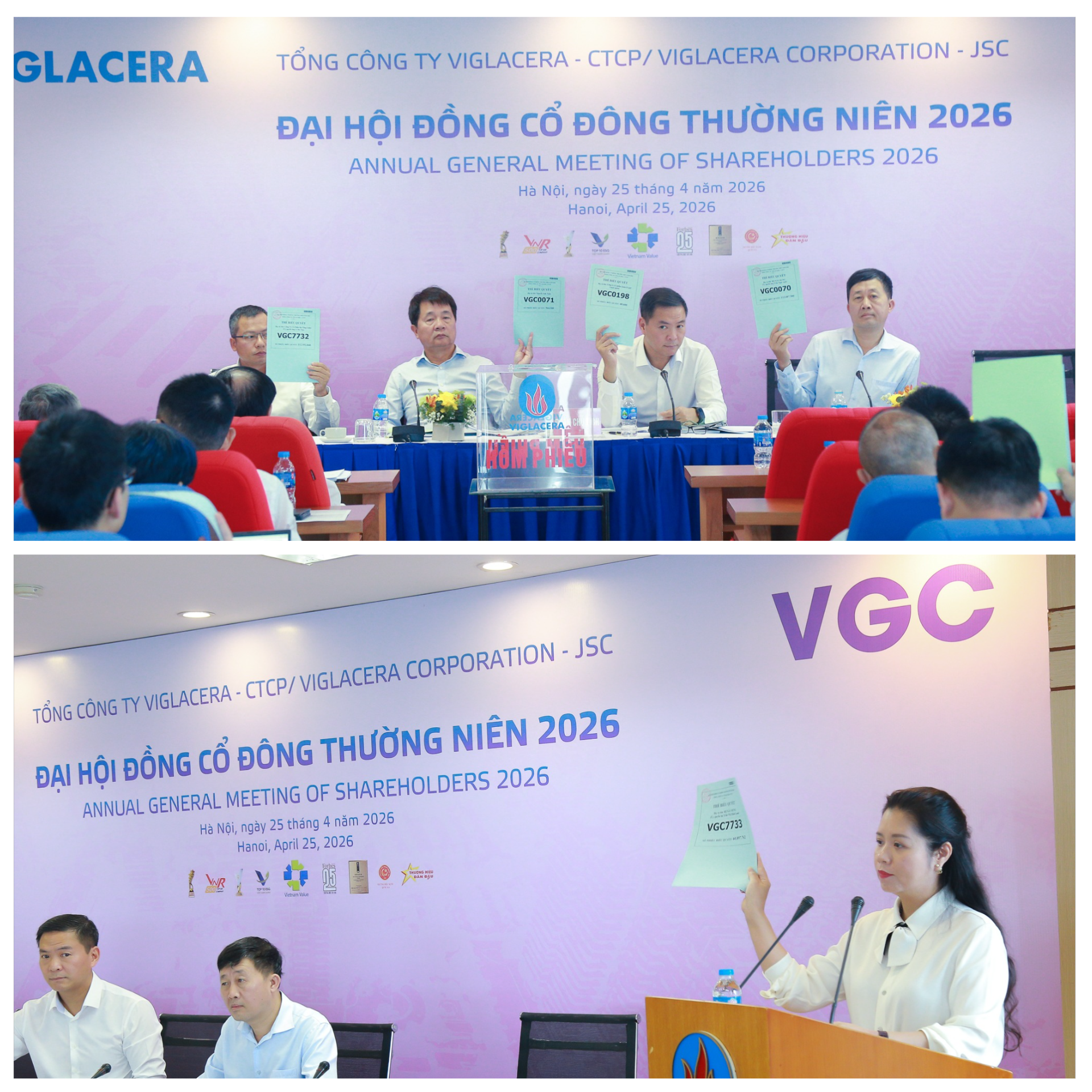 Kết th&uacute;c Đại hội, tất cả c&aacute;c nội dung v&agrave; tờ tr&igrave;nh đều đ&atilde; được ĐHĐCĐ th&ocirc;ng qua