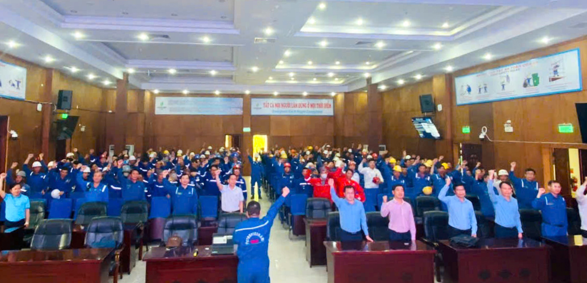 BSR tăng cường an toàn cho nhà thầu qua HSE Mass Toolbox Talk và phát động Tháng Công nhân 2026