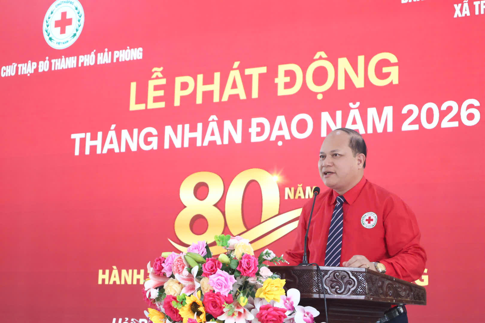 Hải Phòng: Phát động Tháng Nhân đạo năm 2026 với chủ đề “80 năm - Hành trình nhân ái vì cộng đồng”