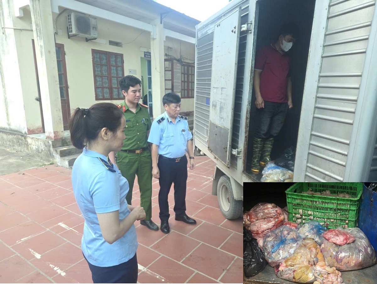 Thái Nguyên: Liên tiếp triệt phá hai vụ vận chuyển, kinh doanh thực phẩm bẩn trong cùng một ngày