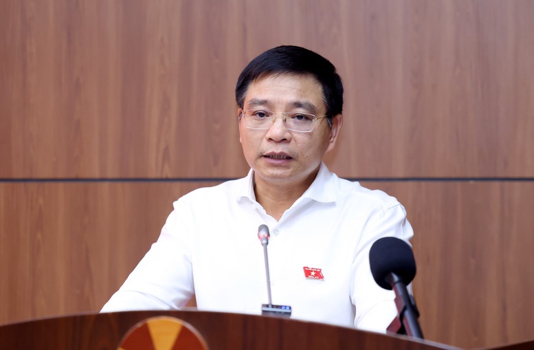 Ph&oacute; Thủ tướng Nguyễn Văn Thắng ph&aacute;t biểu tại cuộc tiếp x&uacute;c cử tri - Ảnh: VGP/Đức Tu&acirc;n