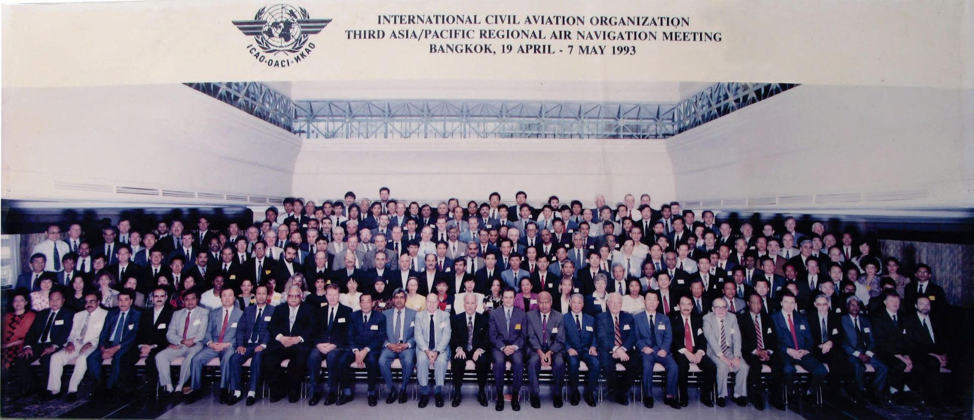 C&aacute;c đại biểu tham gia Hội nghị Kh&ocirc;ng vận khu vực ch&acirc;u &Aacute; &ndash; Th&aacute;i B&igrave;nh Dương lần thứ 3 tại Băng Cốc năm 1993