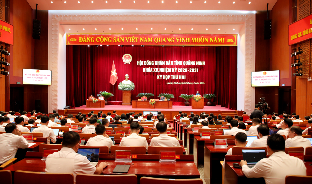 Khai mạc kỳ họp thứ 2 - kỳ họp chuyên đề HĐND tỉnh Quảng Ninh khóa XV