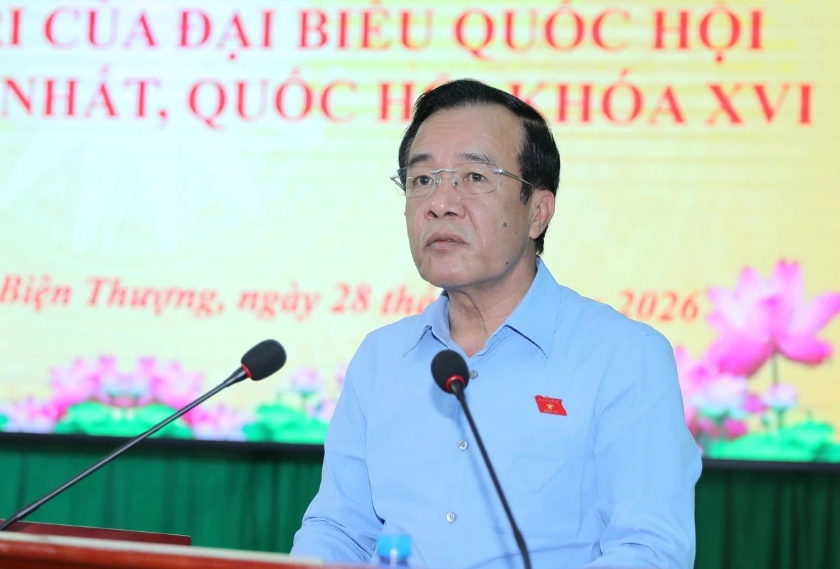 Bí thư Tỉnh ủy, Trưởng Đoàn ĐBQH tỉnh Thanh Hóa tiếp xúc cử tri xã Biện Thượng