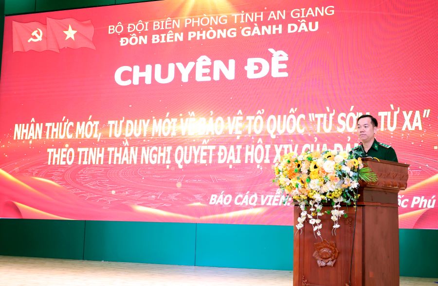 Phần dự thi thuyết tr&igrave;nh của th&iacute; sinh.