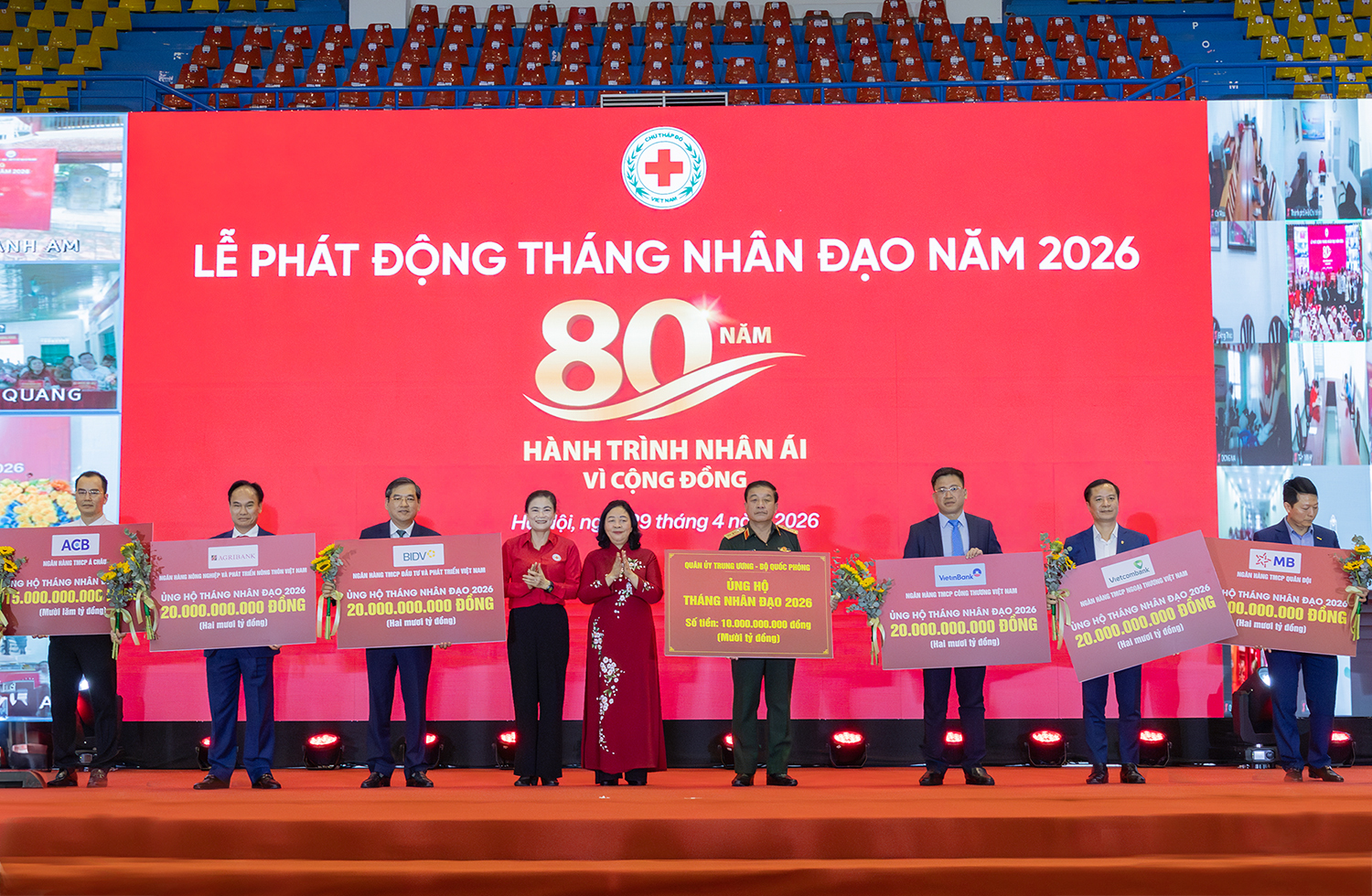 Agribank ủng hộ 20 tỷ đồng hưởng ứng Tháng Nhân đạo năm 2026