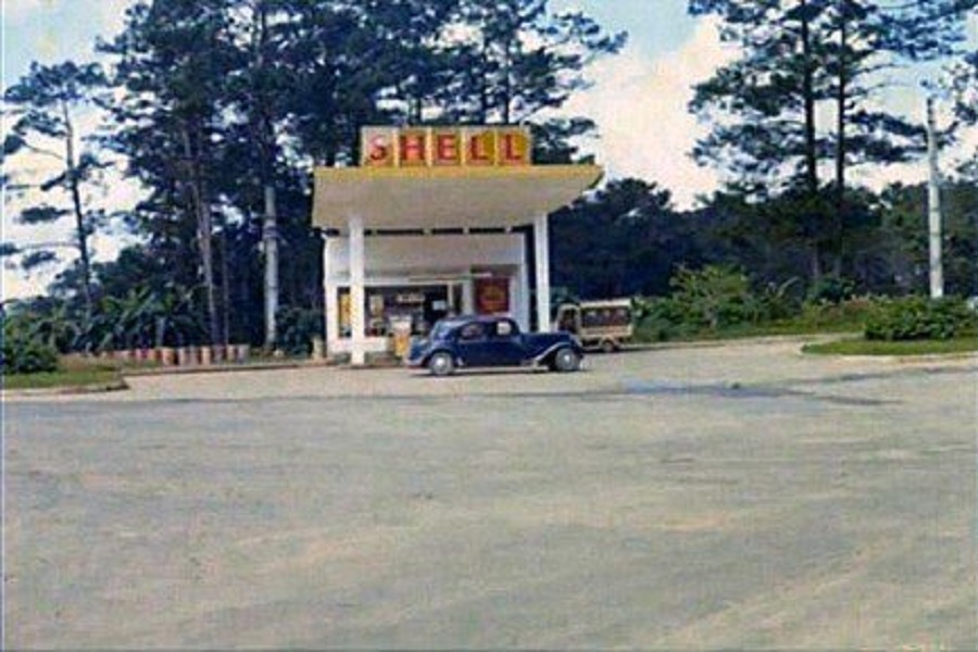 C&acirc;y xăng Kim C&uacute;c trước năm 1975. Ảnh: Tư liệu