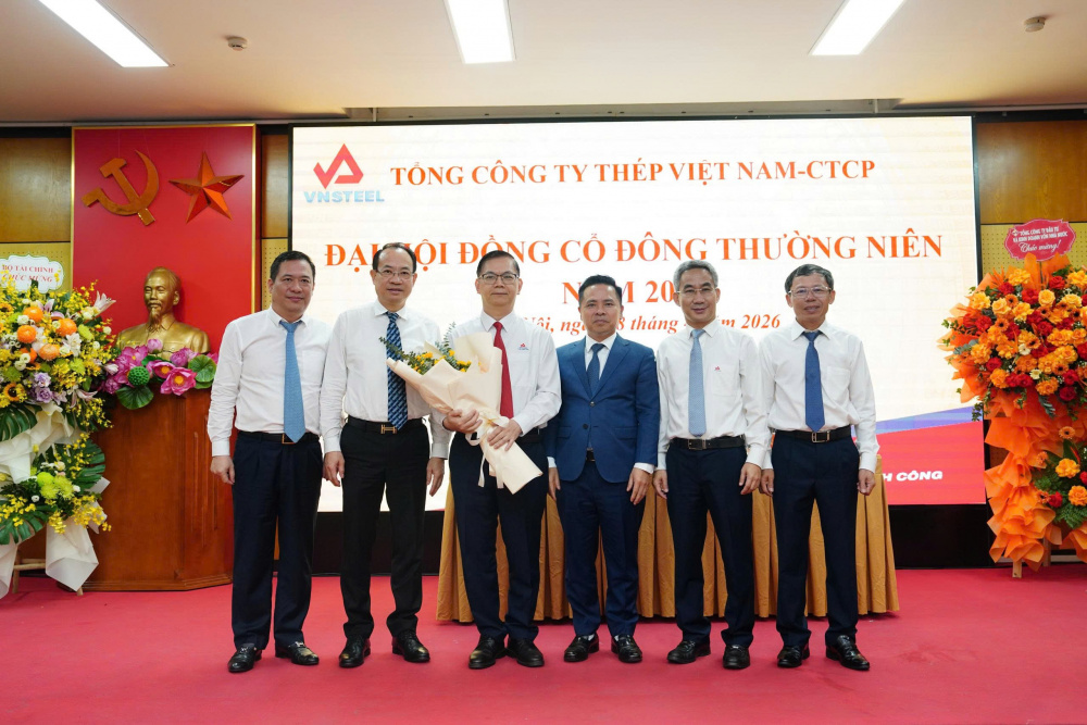 HĐQT Tổng c&ocirc;ng ty Th&eacute;p Việt Nam giai đoạn 2026- 2031 ra mắt Đại hội