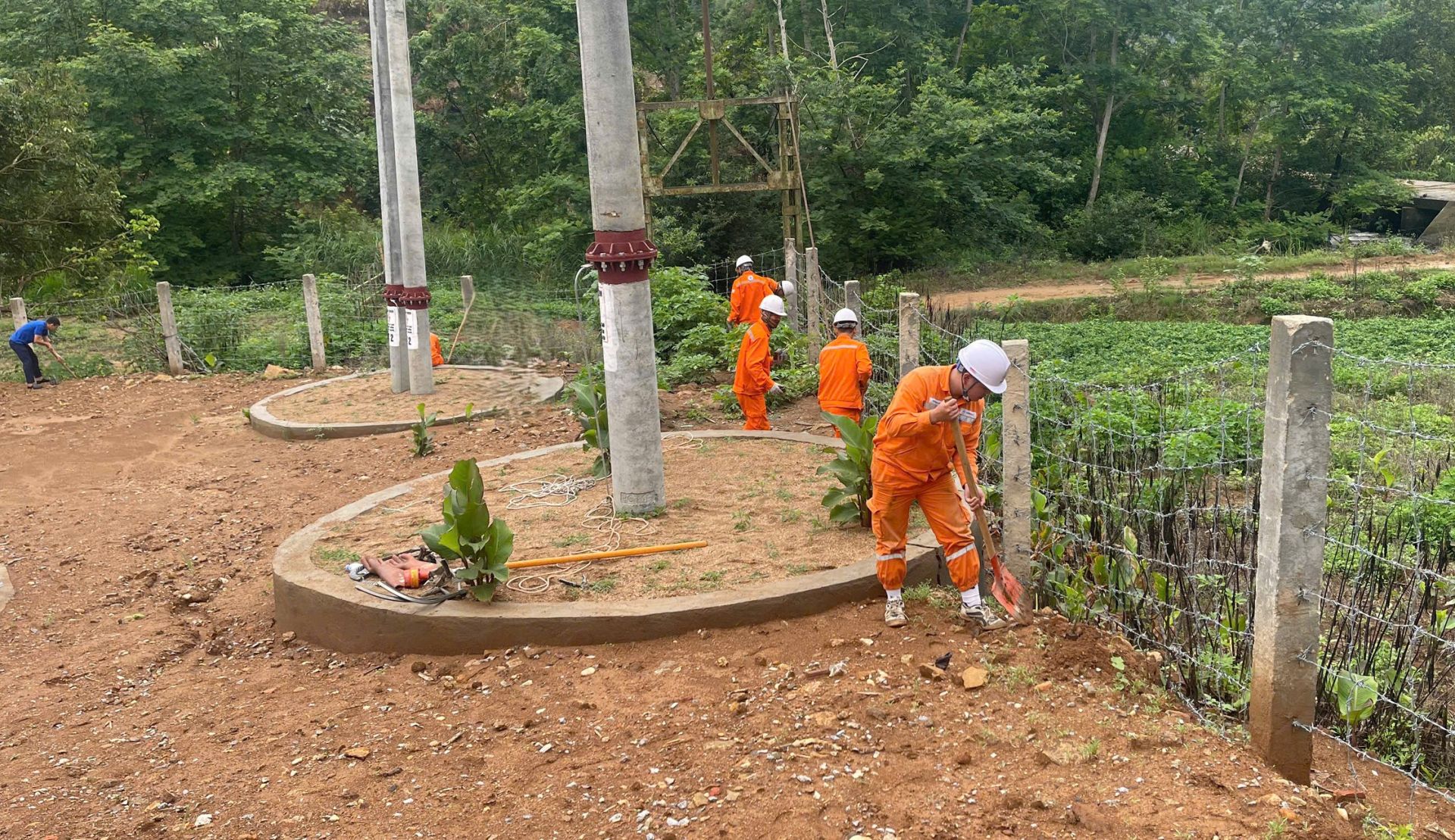 Công đoàn và Đoàn Thanh niên Công ty Điện lực Điện Biên chung tay xây dựng môi trường xanh - sạch - đẹp