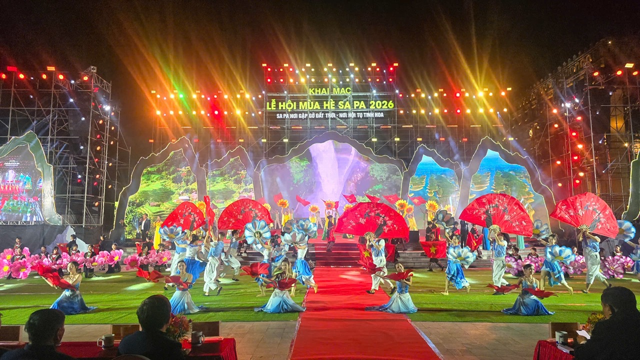 Khai mạc Lễ hội mùa hè Sa Pa 2026: Sôi động sắc màu, lan tỏa hình ảnh điểm đến quốc tế