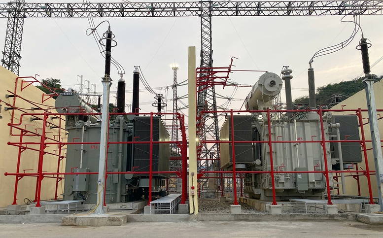 TBA 500 kV H&ograve;a B&igrave;nh được n&acirc;ng c&ocirc;ng suất từ 1350 MVA l&ecirc;n 1800 MVA- Ảnh:VGP/To&agrave;n Thắng