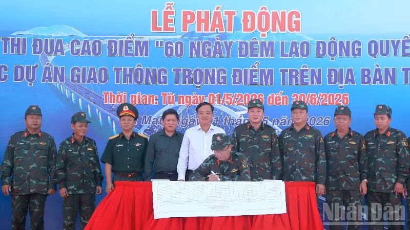 Cà Mau: Phát động “60 ngày đêm lao động quyết thắng” đẩy nhanh dự án trọng điểm