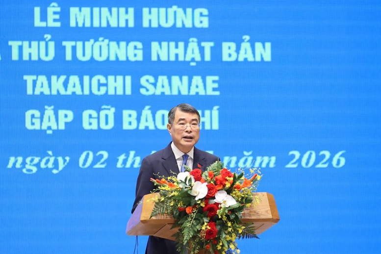 Thủ tướng L&ecirc; Minh Hưng tr&acirc;n trọng mời Thủ tướng Takaichi Sanae tham dự Hội nghị thượng đỉnh APEC 2027 tại Ph&uacute; Quốc, Việt Nam v&agrave; Việt Nam sẽ tham dự GREEN EXPO 2027 tại Yokohama, Nhật Bản - Ảnh: VGP/Nhật Bắc