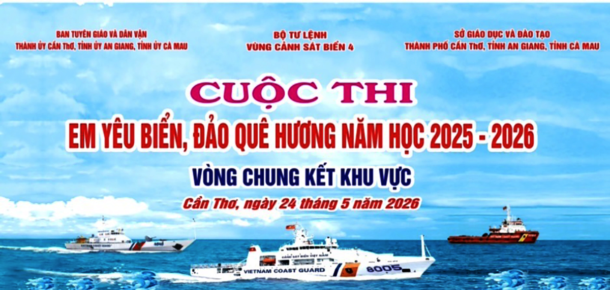 Vòng chung kết khu vực Cuộc thi “Em yêu biển, đảo quê hương” diễn ra vào ngày 24/5