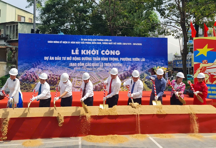 TP. HCM: Khởi công mở rộng đường Trần Bình Trọng - phường Vườn Lài