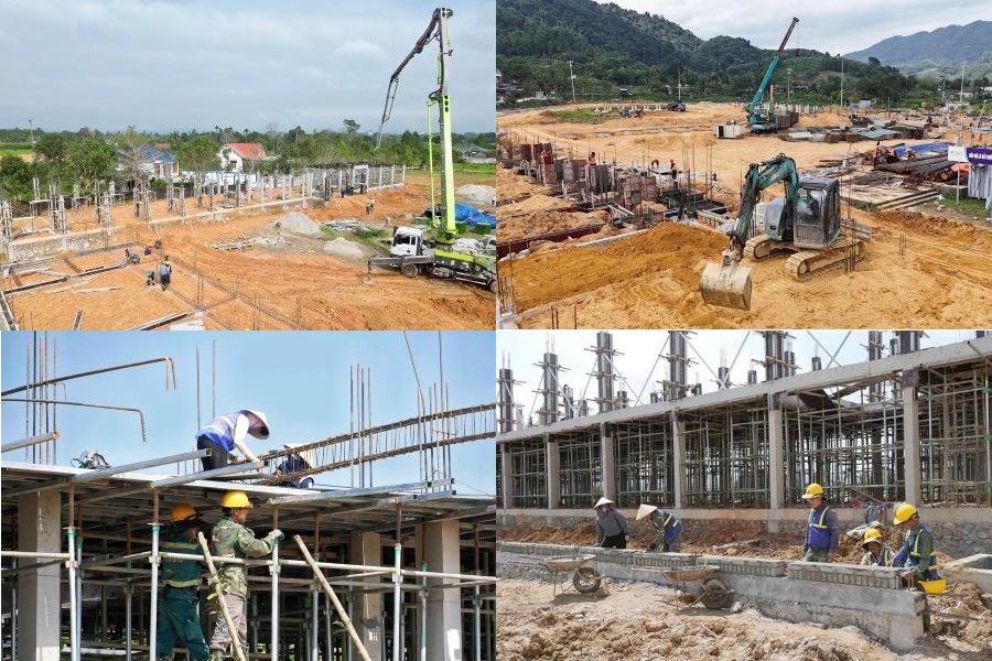 H&agrave; Tĩnh tập trung đẩy nhanh tiến độ c&aacute;c trường học li&ecirc;n cấp nội tr&uacute; ở v&ugrave;ng bi&ecirc;n