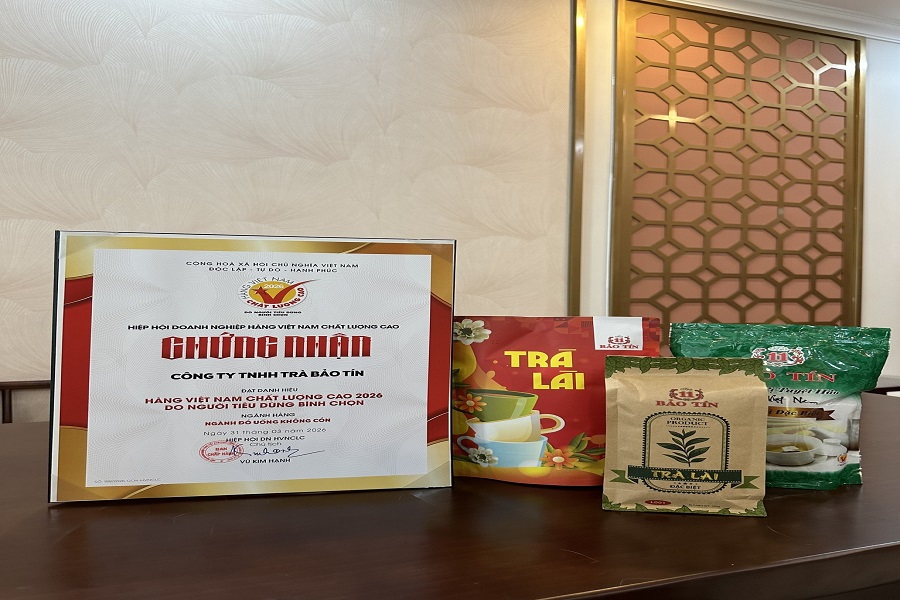 Đ&acirc;y l&agrave; năm thứ 20 li&ecirc;n tiếp doanh nghiệp đạt danh hiệu &ldquo;H&agrave;ng Việt Nam Chất Lượng Cao&rdquo;