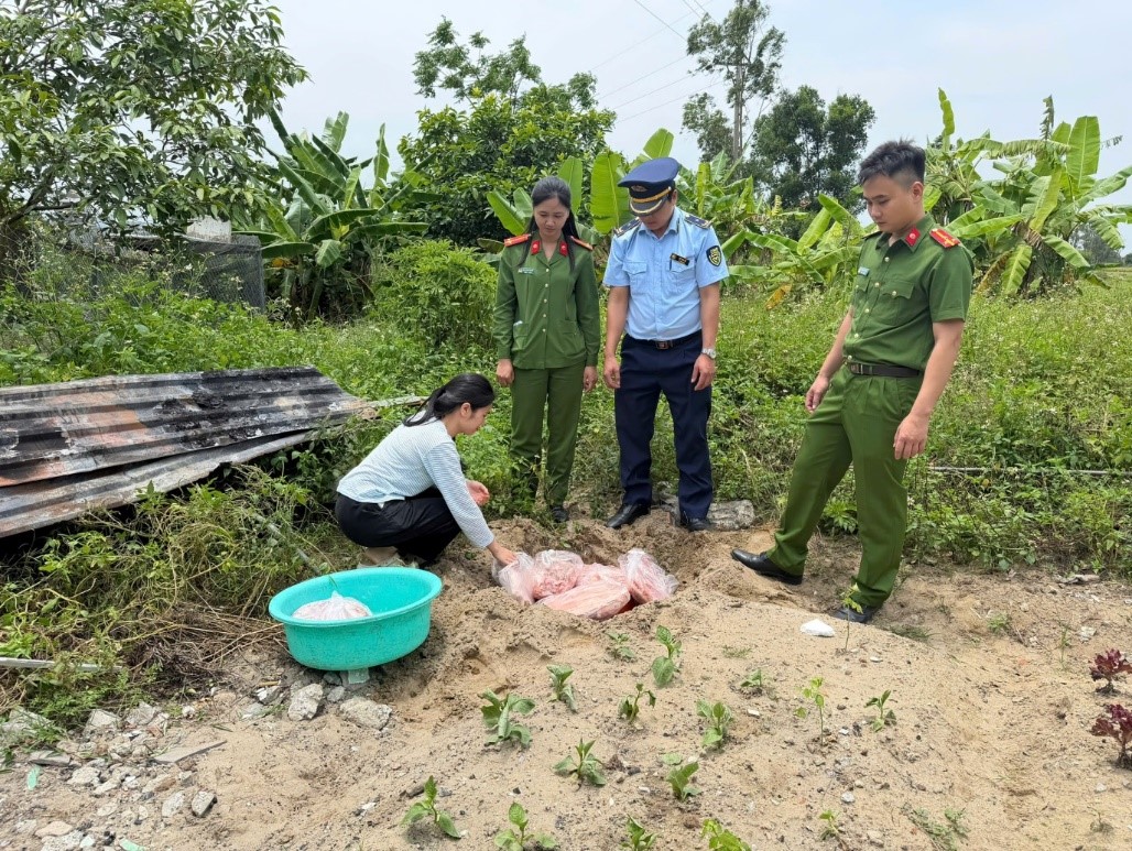 Nghệ An: Xử phạt hộ kinh doanh thực phẩm đông lạnh không rõ nguồn gốc