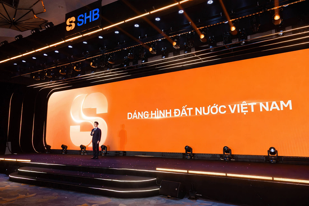 Logo mới của SHB lấy cảm hứng từ d&aacute;ng h&igrave;nh đất nước