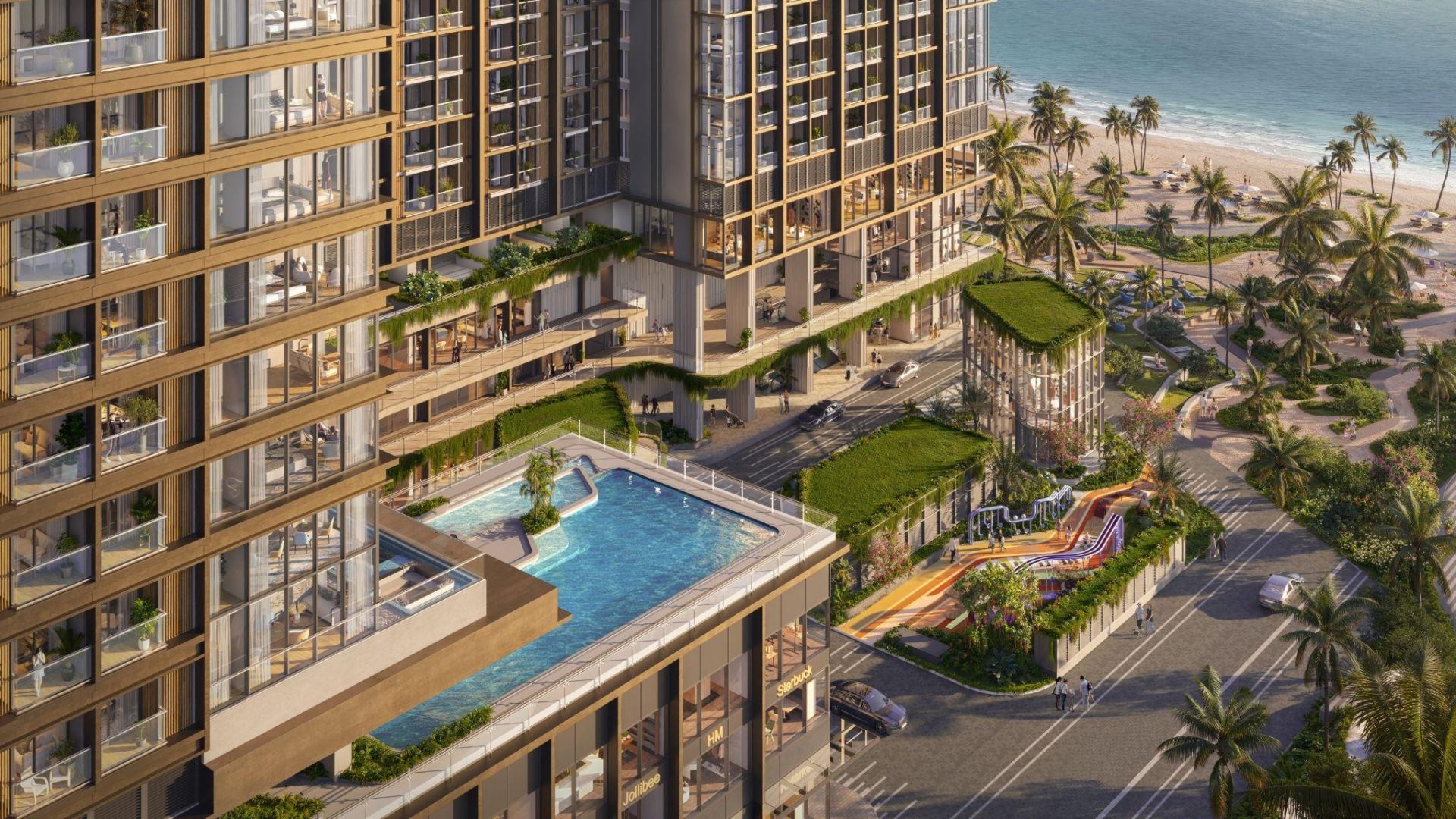 Với 100% căn hộ hướng vịnh c&ugrave;ng hệ sinh th&aacute;i sống như một &ldquo;resort&rdquo; thẳng đứng, Aria Bay sẽ định h&igrave;nh một phong c&aacute;ch sống biểu tượng mới tại Quảng Ninh.