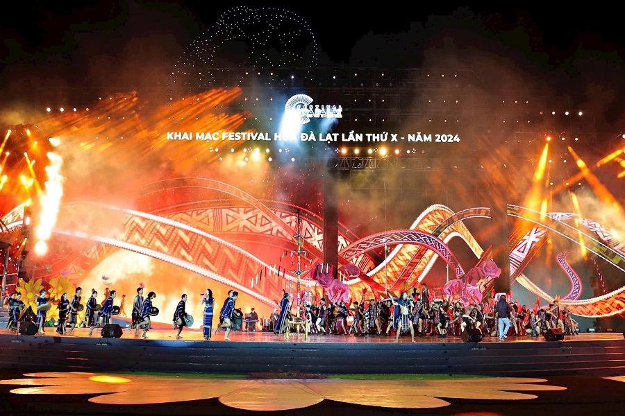 Festival Hoa Đ&agrave; Lạt lần thứ X - năm 2024 để lại nhiều dấu ấn đẹp. Ảnh: Ch&iacute;nh Th&agrave;nh