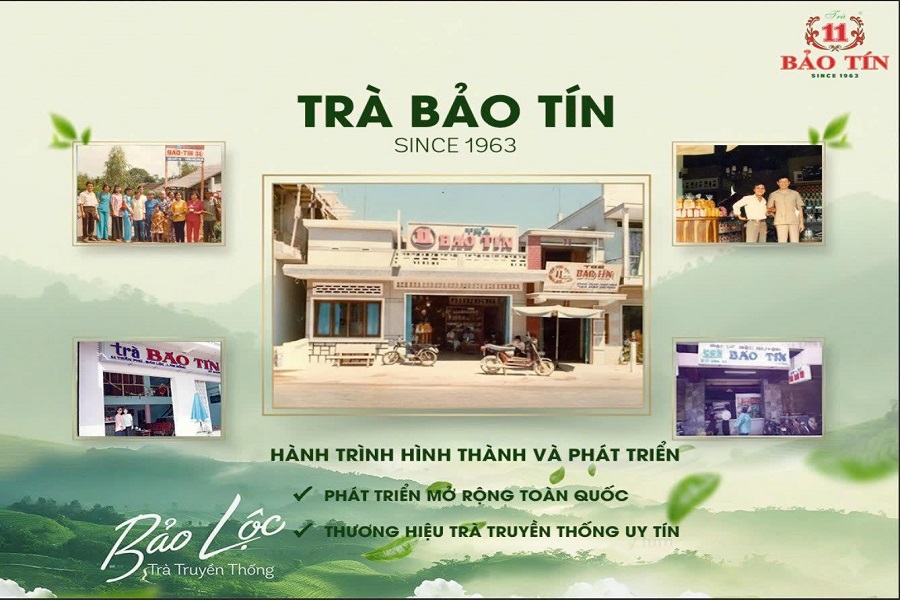 Tr&agrave; Bảo T&iacute;n c&oacute; lịch sử từ năm 1963, gắn liền với v&ugrave;ng nguy&ecirc;n liệu Bảo Lộc