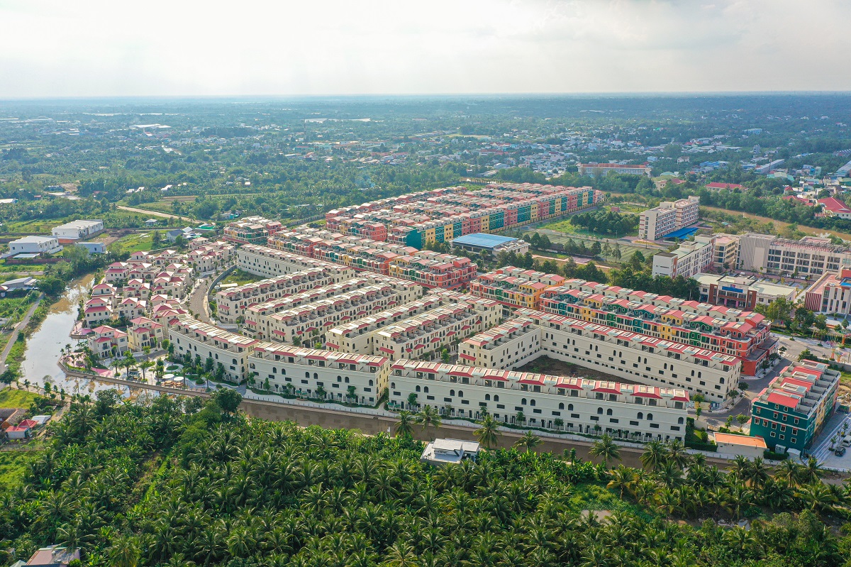 Khu d&acirc;n cư Phước Thọ nh&igrave;n từ tr&ecirc;n cao