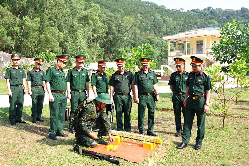 Bộ Chỉ huy Quân sự tỉnh Thanh Hóa kiểm tra huấn luyện chiến sĩ mới