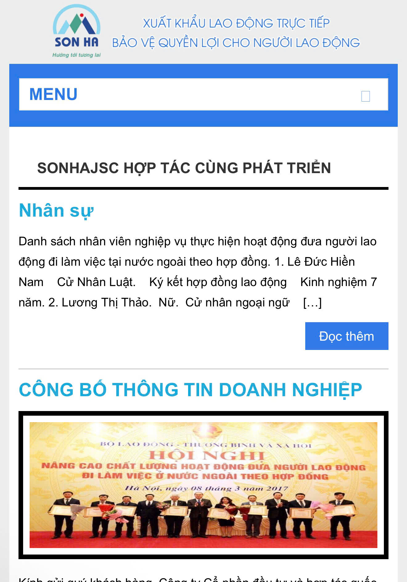 C&ocirc;ng ty CP Đầu tư v&agrave; Hợp t&aacute;c quốc tế Sơn H&agrave; bị xử phạt tới 400 triệu đồng, k&egrave;m h&igrave;nh thức đ&igrave;nh chỉ hoạt động do h&agrave;ng loạt vi phạm nghi&ecirc;m trọng.