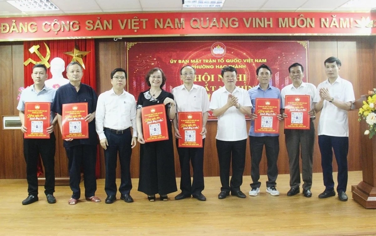 Thanh Hóa: Ra mắt mô hình gắn mã QR tiếp nhận ý kiến phản ánh của Nhân dân