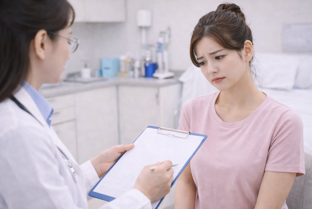 Chị em bị bế kinh n&ecirc;n đi kh&aacute;m sớm để x&aacute;c định hướng điều trị ph&ugrave; hợp
