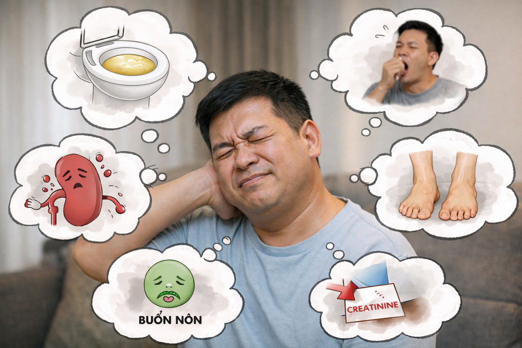 Nhiều người kh&ocirc;ng nhận ra dấu hiệu suy thận độ 3