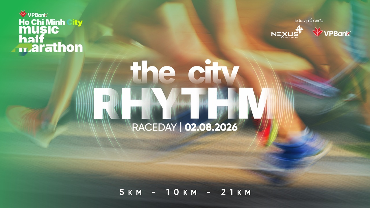 Giải chạy VPBank Ho Chi Minh City Music Half Marathon 2026 được chính thức tổ chức vào ngày 02/08/2026. Giải chạy VPBank Ho Chi Minh City Music Half Marathon 2026 được chính thức tổ chức vào ngày 02/08/2026.