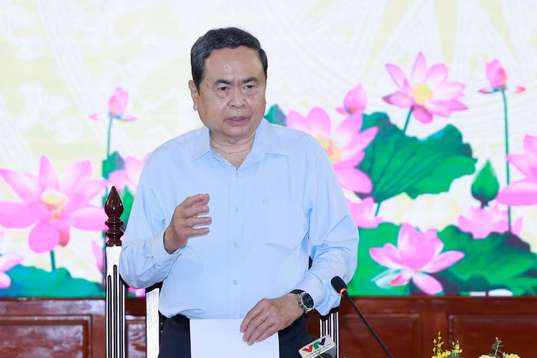Chủ tịch Quốc hội đề nghị tập trung n&acirc;ng cao chất lượng, hiệu quả hoạt động x&eacute;t xử của T&ograve;a &aacute;n c&aacute;c cấp - Ảnh: TTXVN
