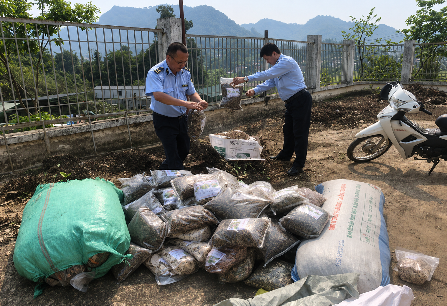 Đội QLTT số 7 kiểm tra, xử lý vi phạm trong kinh doanh dược liệu và thuốc cổ truyền trên địa bàn xã Bắc Hà Đội QLTT số 7 kiểm tra, xử lý vi phạm trong kinh doanh dược liệu và thuốc cổ truyền trên địa bàn xã Bắc Hà