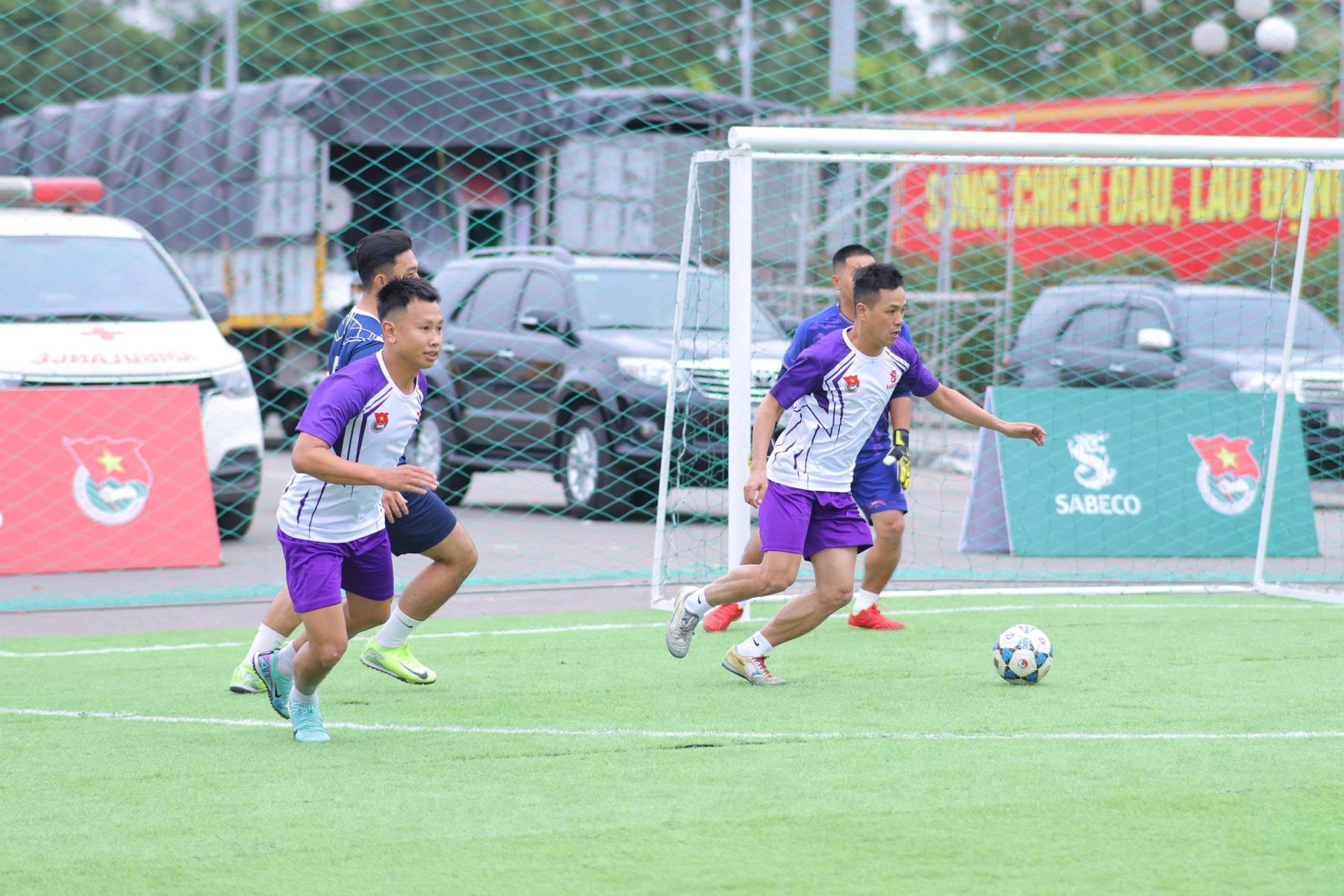 Giải bóng đá cộng đồng trong khuôn khổ “SABECO Sports Hub” tại Bắc Giang năm 2024 (Nguồn: SABECO)
