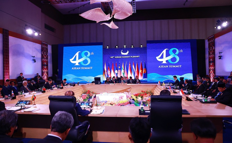 Phi&ecirc;n họp to&agrave;n thể của Hội nghị Cấp cao ASEAN lần thứ 48 - Ảnh: VGP/Nhật Bắc